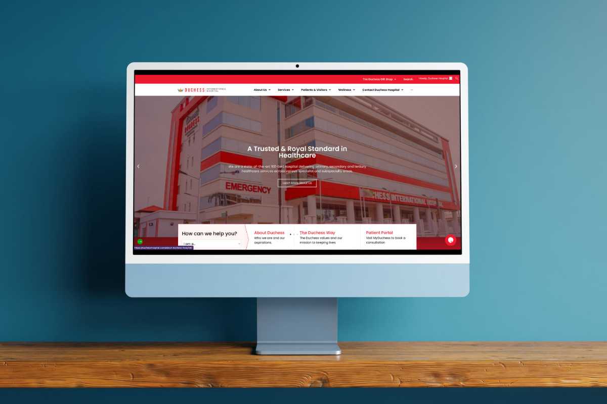 Enhancing Patient Engagement at Duchess Hospital through a responsive EMR-Integrated Healthcare Website