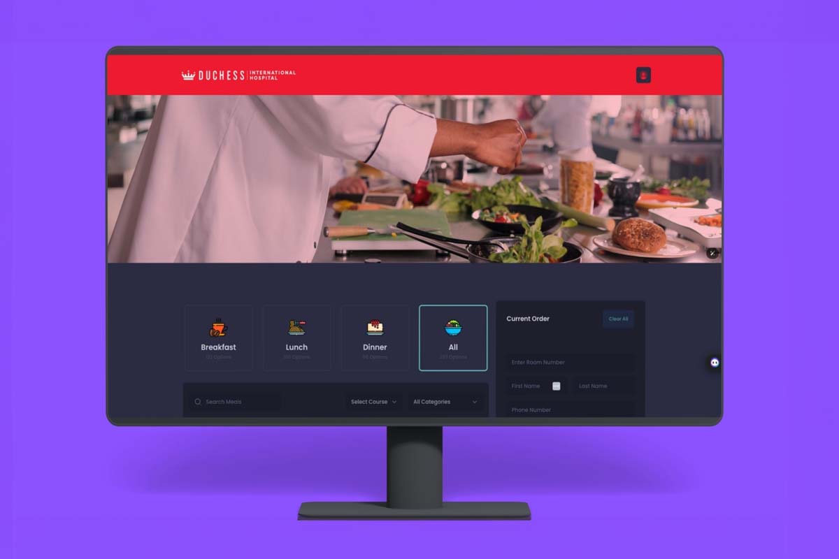 Digitising Food Ordering with Purple Crayola's Bespoke Web Application